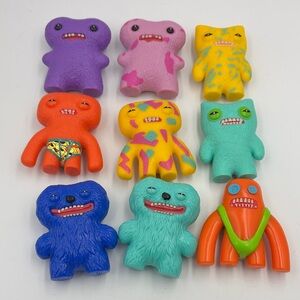 Set of 9 Small Fuggler Vinyl Figures